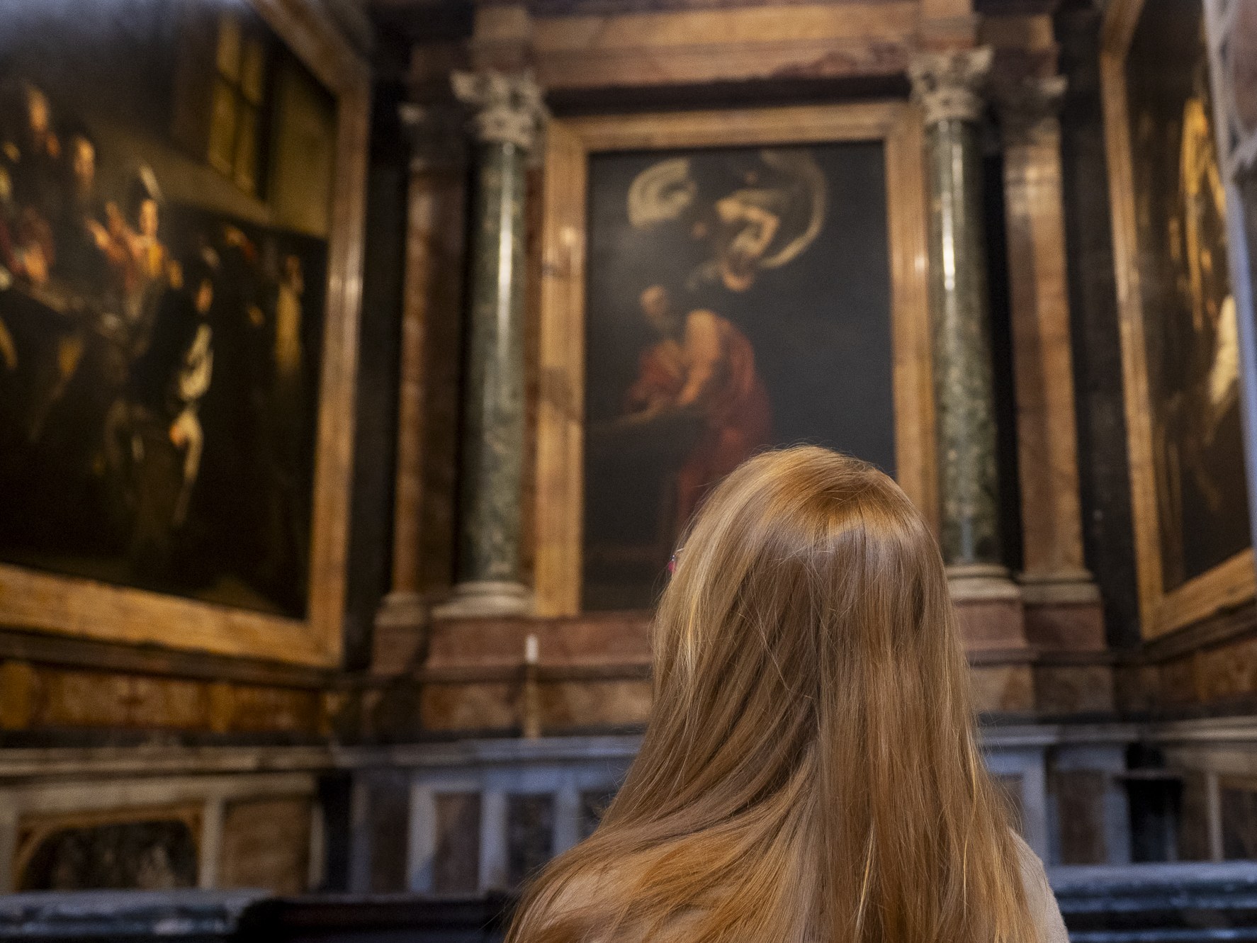 A Vocação de São Mateus, San Luigi dei Francesi, obra de Caravaggio